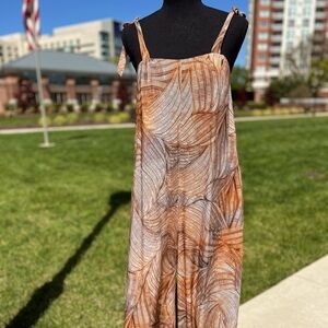 Summer ROMPERS loose with pockets Rayon fabric wide legs ONE SIZE fits S/M/L